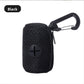Pet waste bag dispenser pouch, mesh black pouch with clip