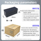Thermal label printer printing a shipping label from a paper roll