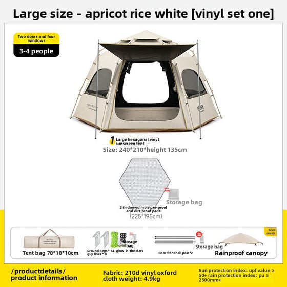 Automatic Pop Up Camping Tent