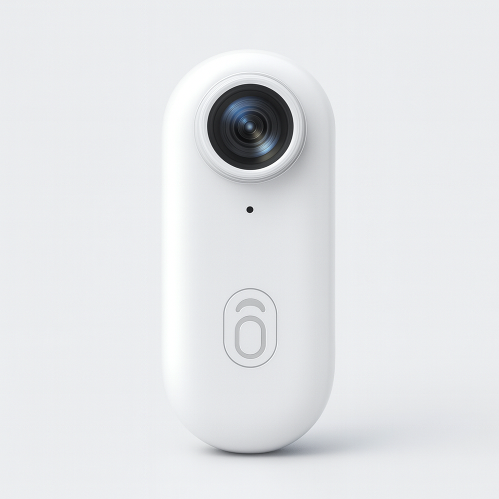 Mini Magnetic 4K Action Cam | front view compact body
