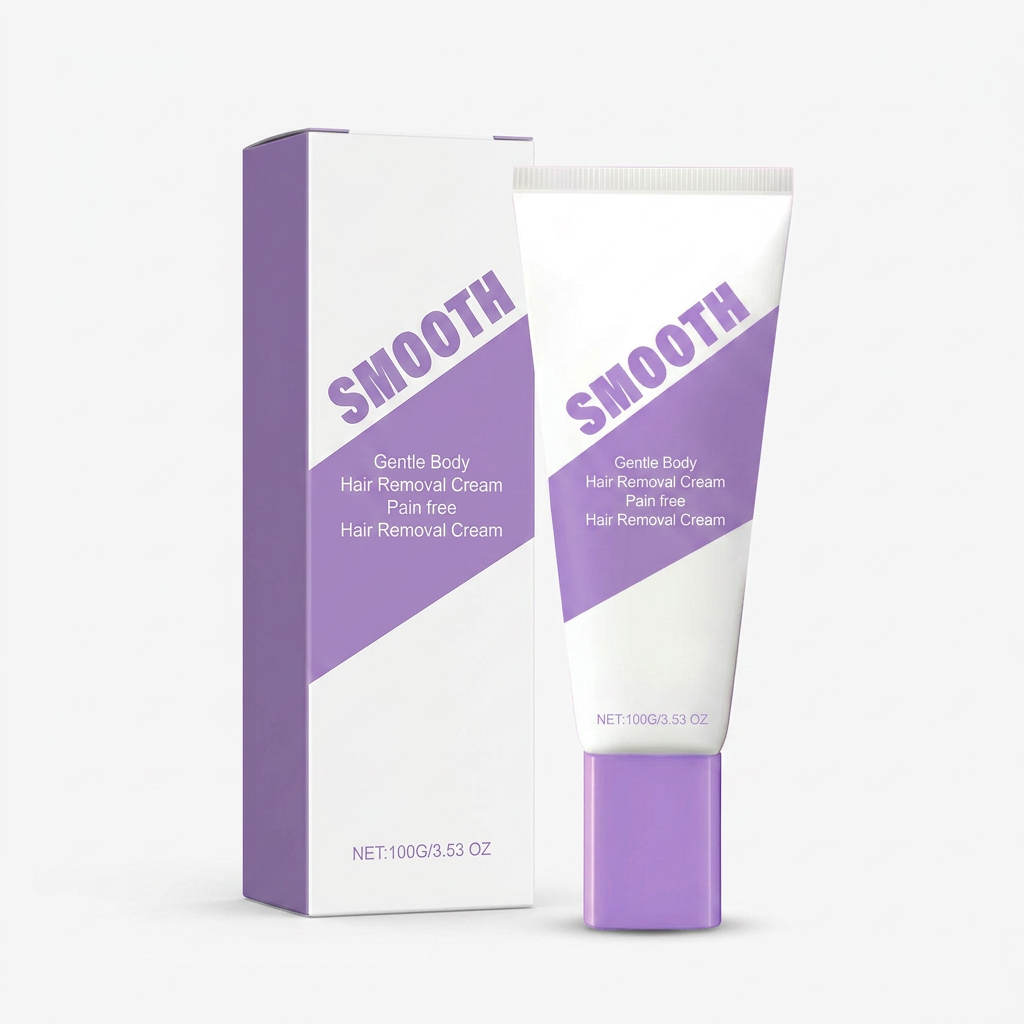Hair Removal Cream with Spatula, Depilatory Body Care for Smooth Skin gallery 1