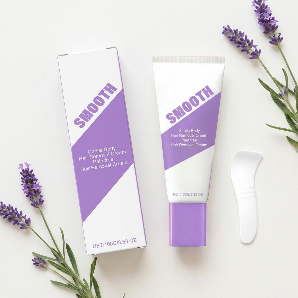 Hair Removal Cream with Spatula, Depilatory Body Care for Smooth Skin gallery 6