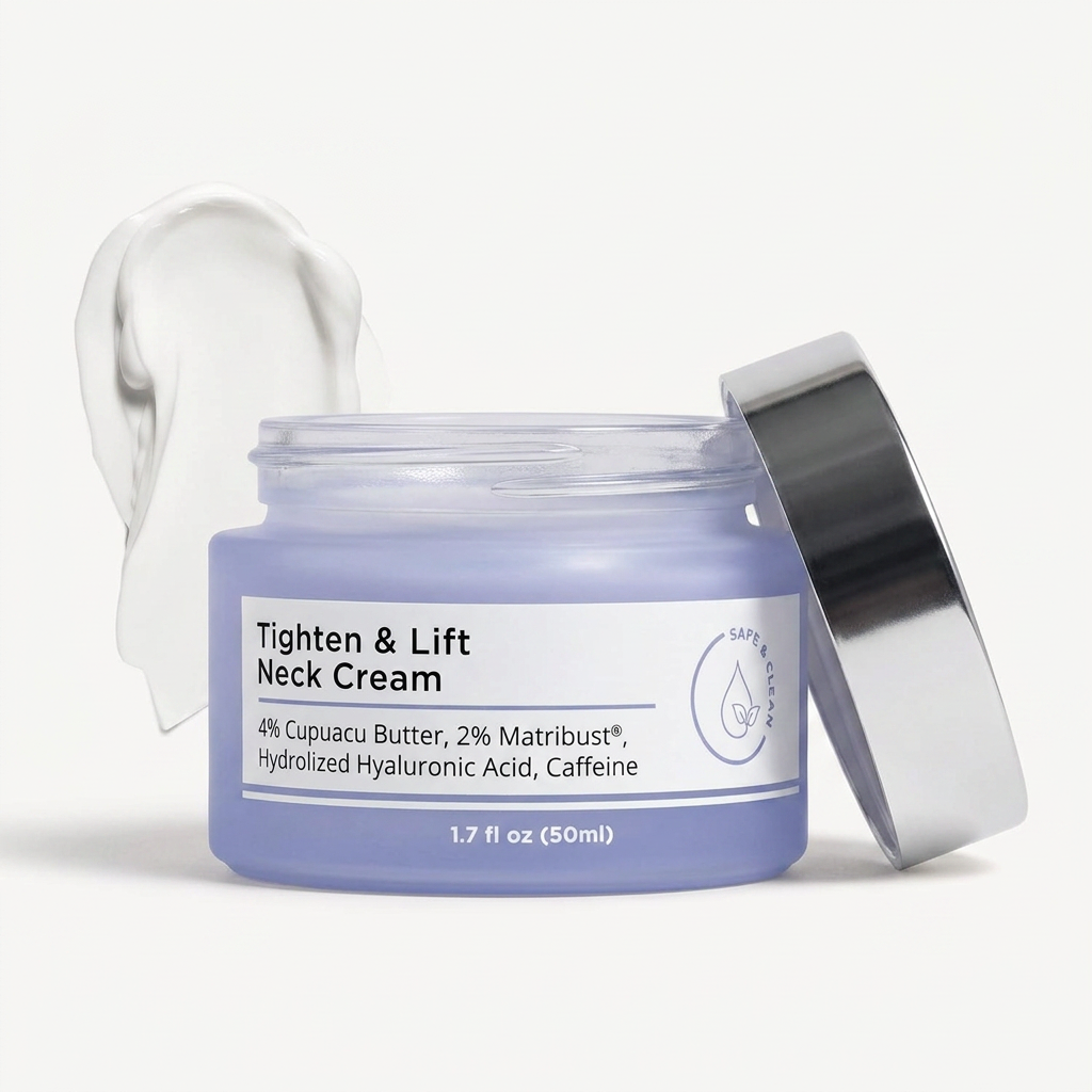 Neck Wrinkle Moisturizing Cream, Hyaluronic Acid, Tighten and Lift gallery 6
