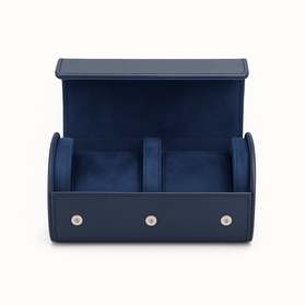 Quilted Watch Roll Storage Case
