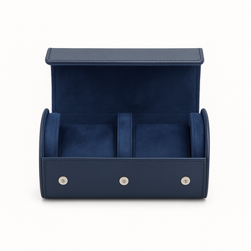 Quilted Watch Roll Storage Case