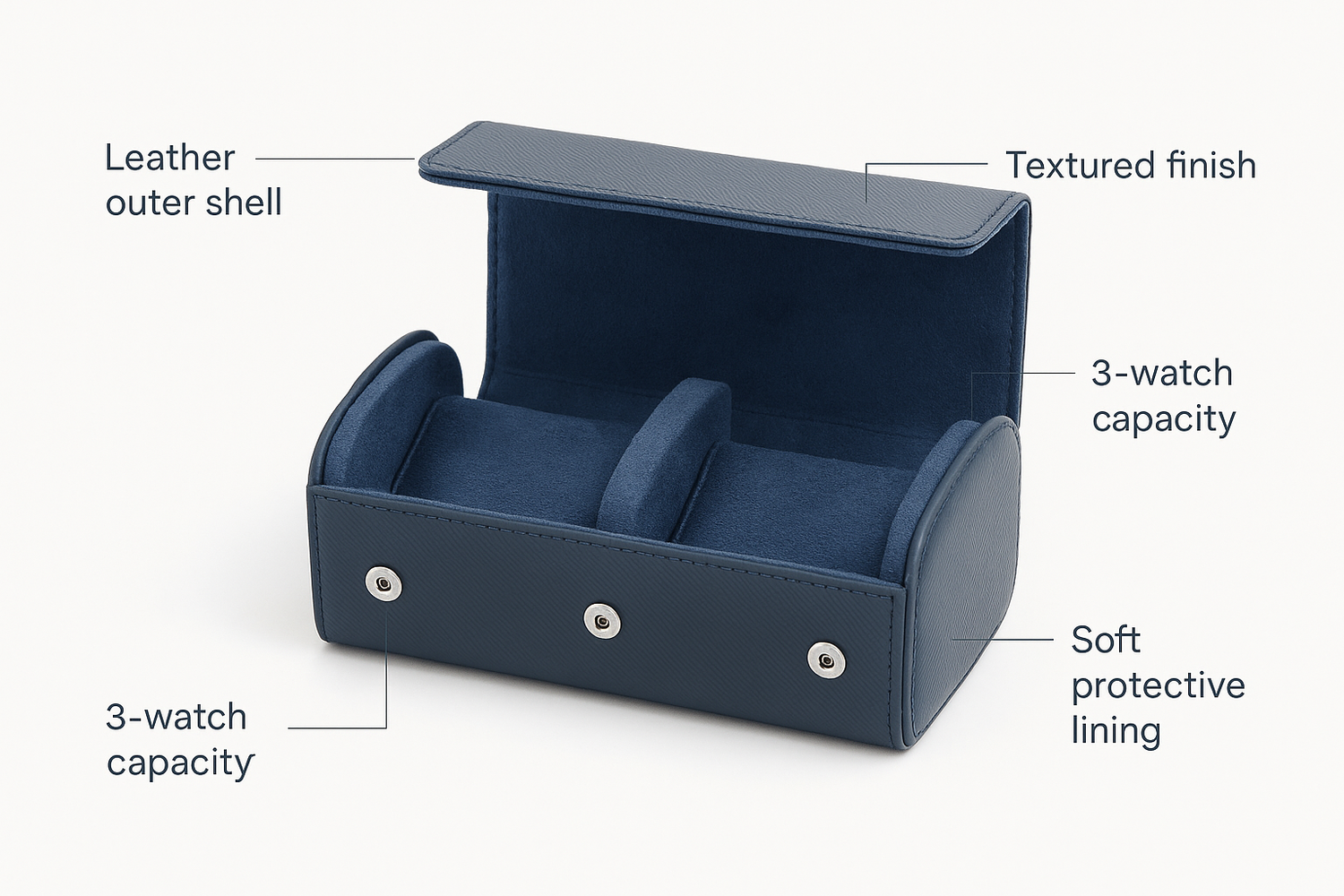 genuine leather watch storage box for everyday device use practical protection and modern tech convenience 6