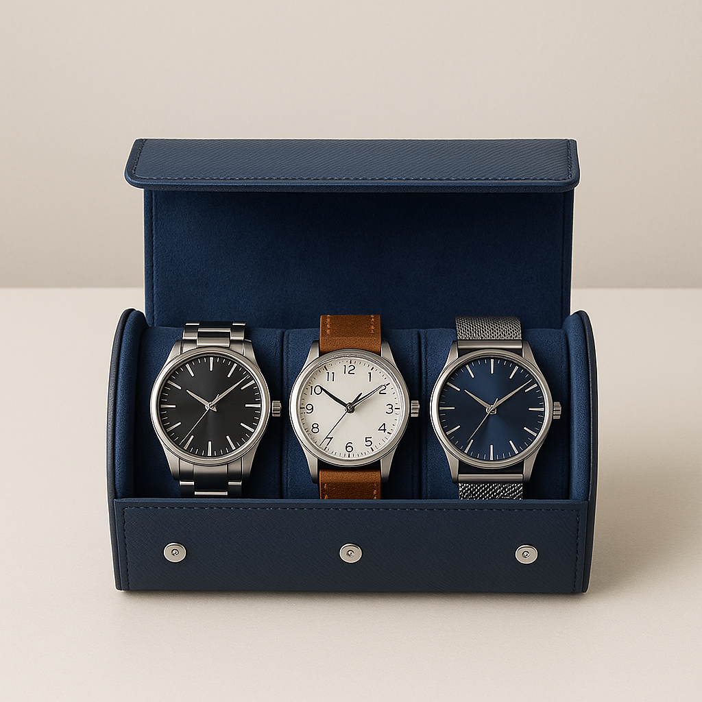 genuine leather watch storage box for everyday device use practical protection and modern tech convenience 9
