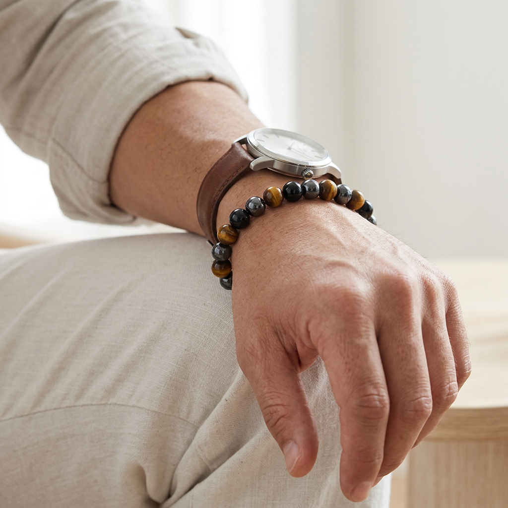Real Natural Stone Beads That Sit Easy On Your Wrist