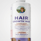 Close up of the Hair Growth Max liposomal liquid supplement label