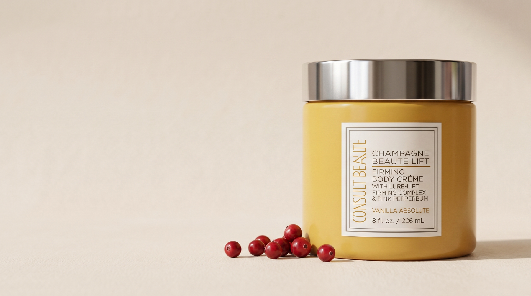 Introducing Champagne Firming Body Cream: