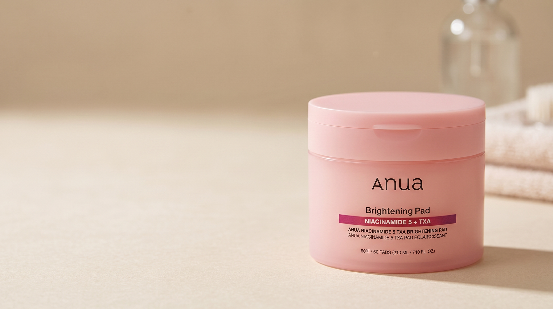 Introducing Anua Niacinamide 5 Plus TXA Brightening Pad: