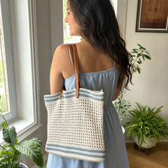 hand-woven cotton beach tote bag customer review photo 3