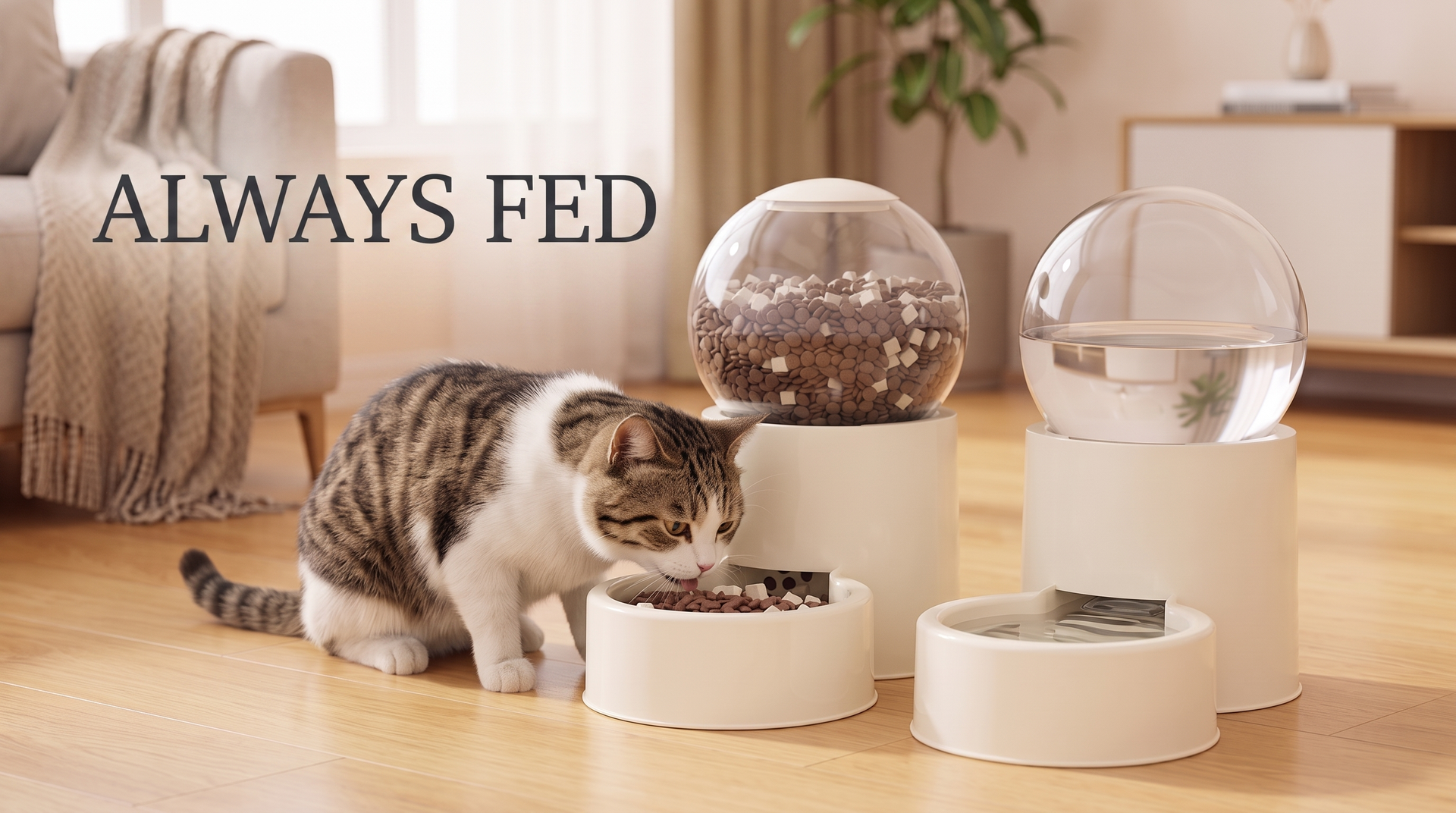 Gravity Pet Feeder and Water Station