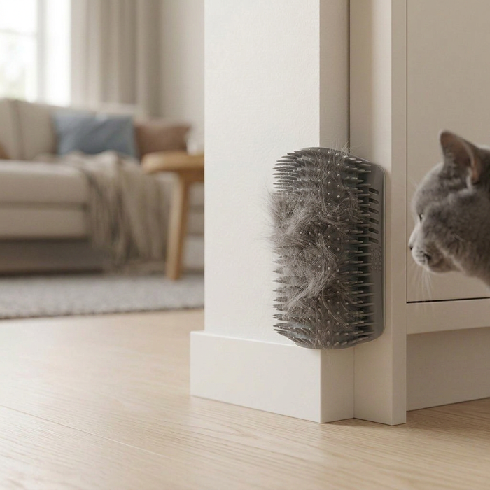 Let your cat rub against it