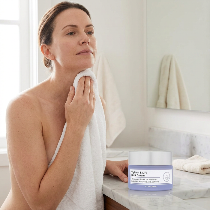 Clean and dry the skin