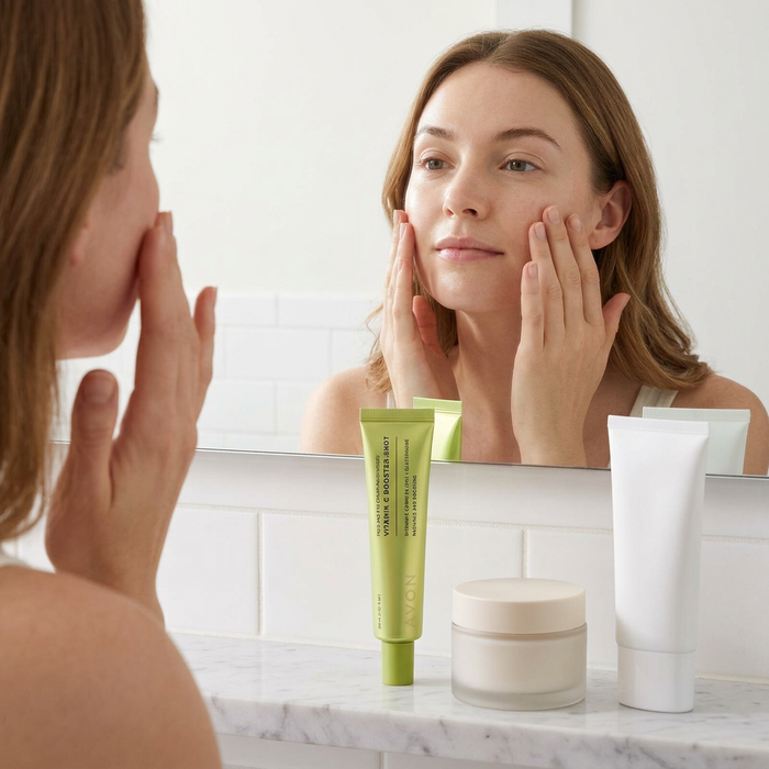 Follow with moisturizer, SPF