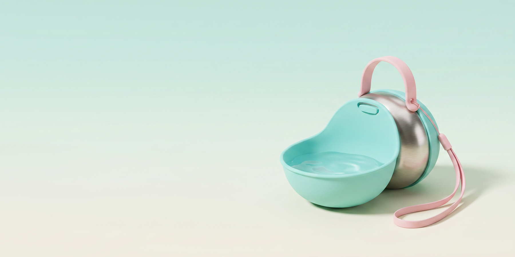 Introducing A Pet Water Bottle With A Fold Out Bowl:
