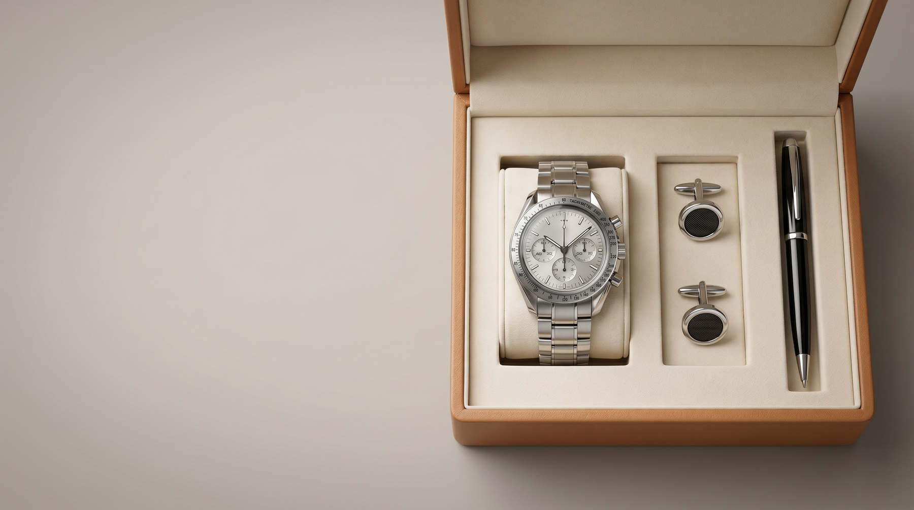 Introducing Men's Sport Watch Gift Set With Cufflinks And Pen: