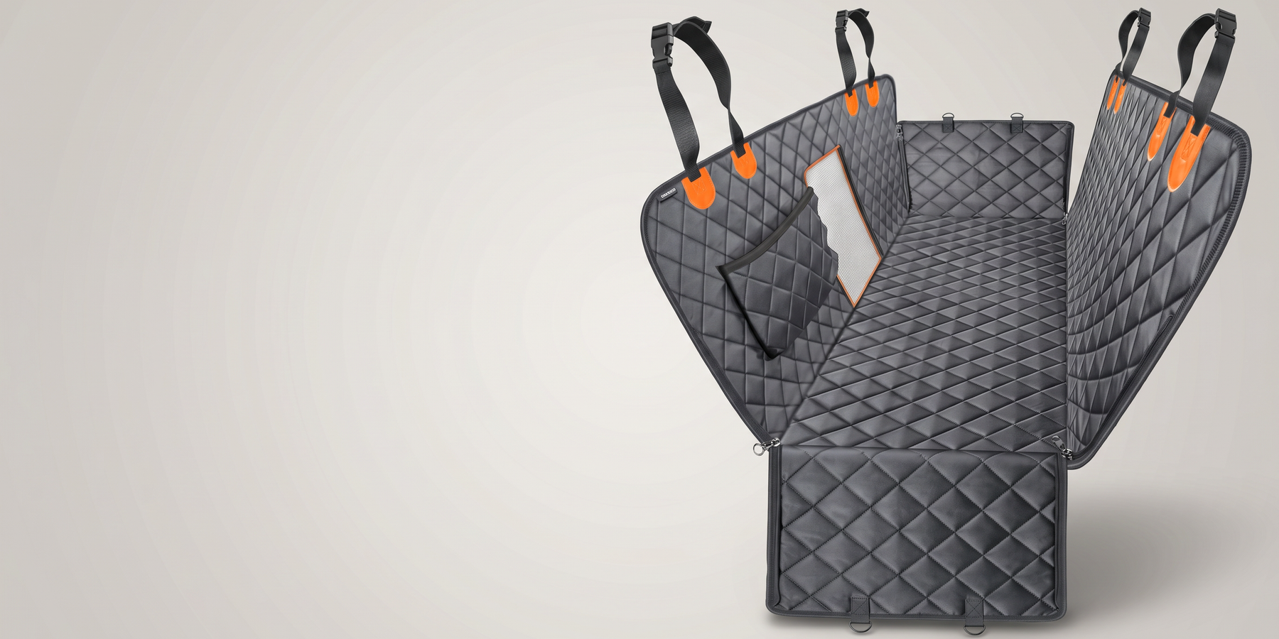 Introducing Padded waterproof mat for the rear car seat: