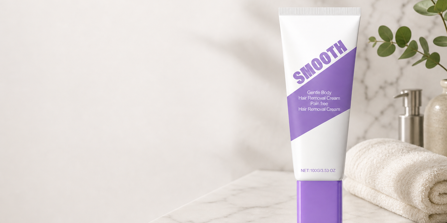 Introducing Gentle Depilatory Cream for Smooth Body Skin: