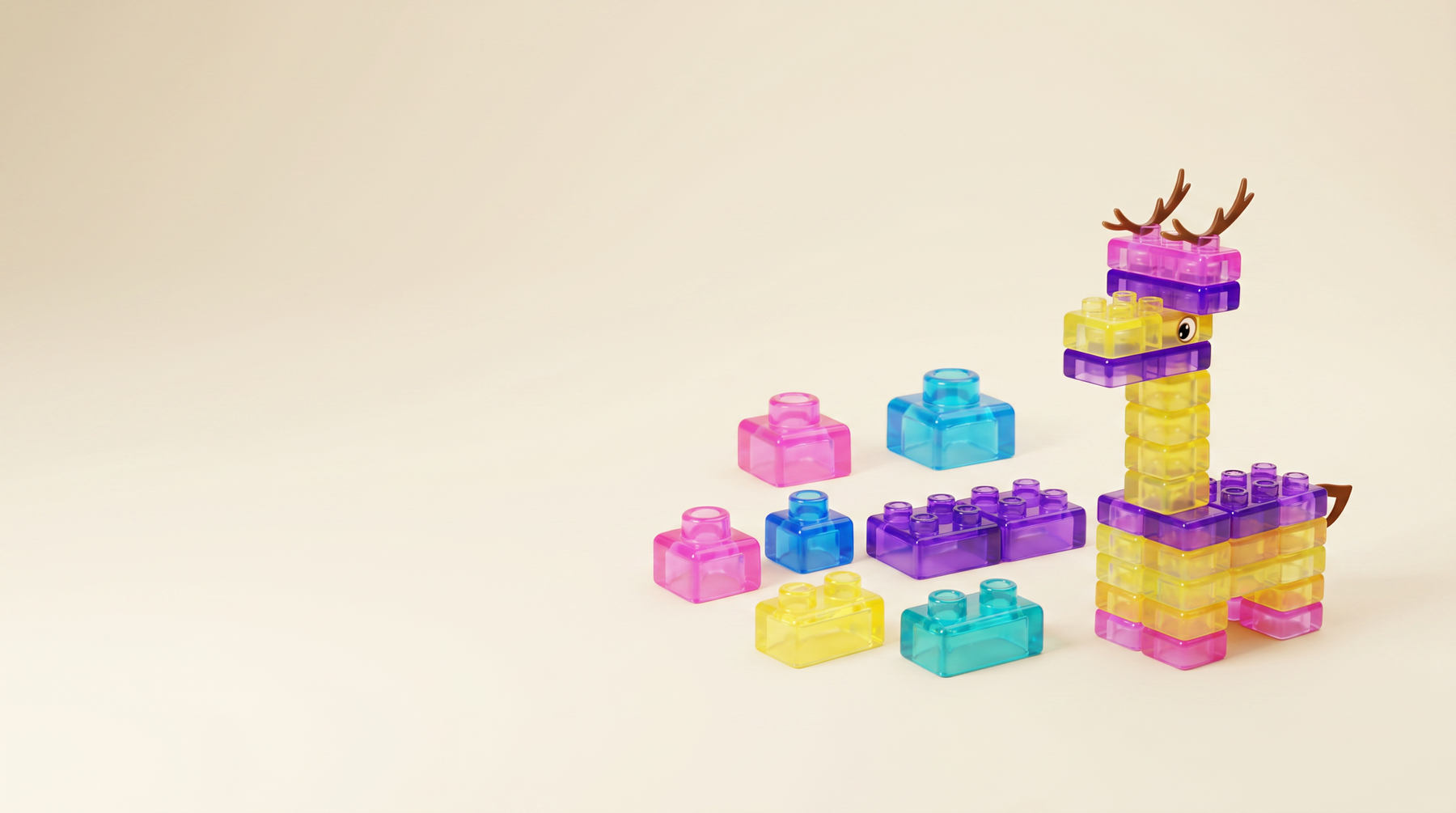 Introducing Squishy Jelly Building Blocks, Forty Piece Set: