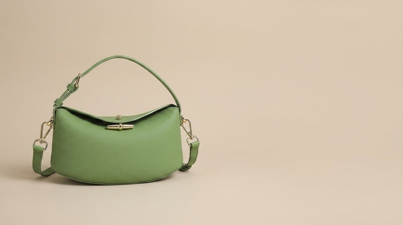Introducing Genuine Leather Half Moon Crossbody Bag: