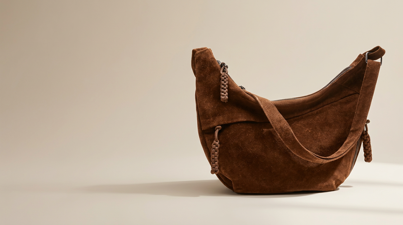 Introducing Soft Suede Hobo Crossbody Bag: