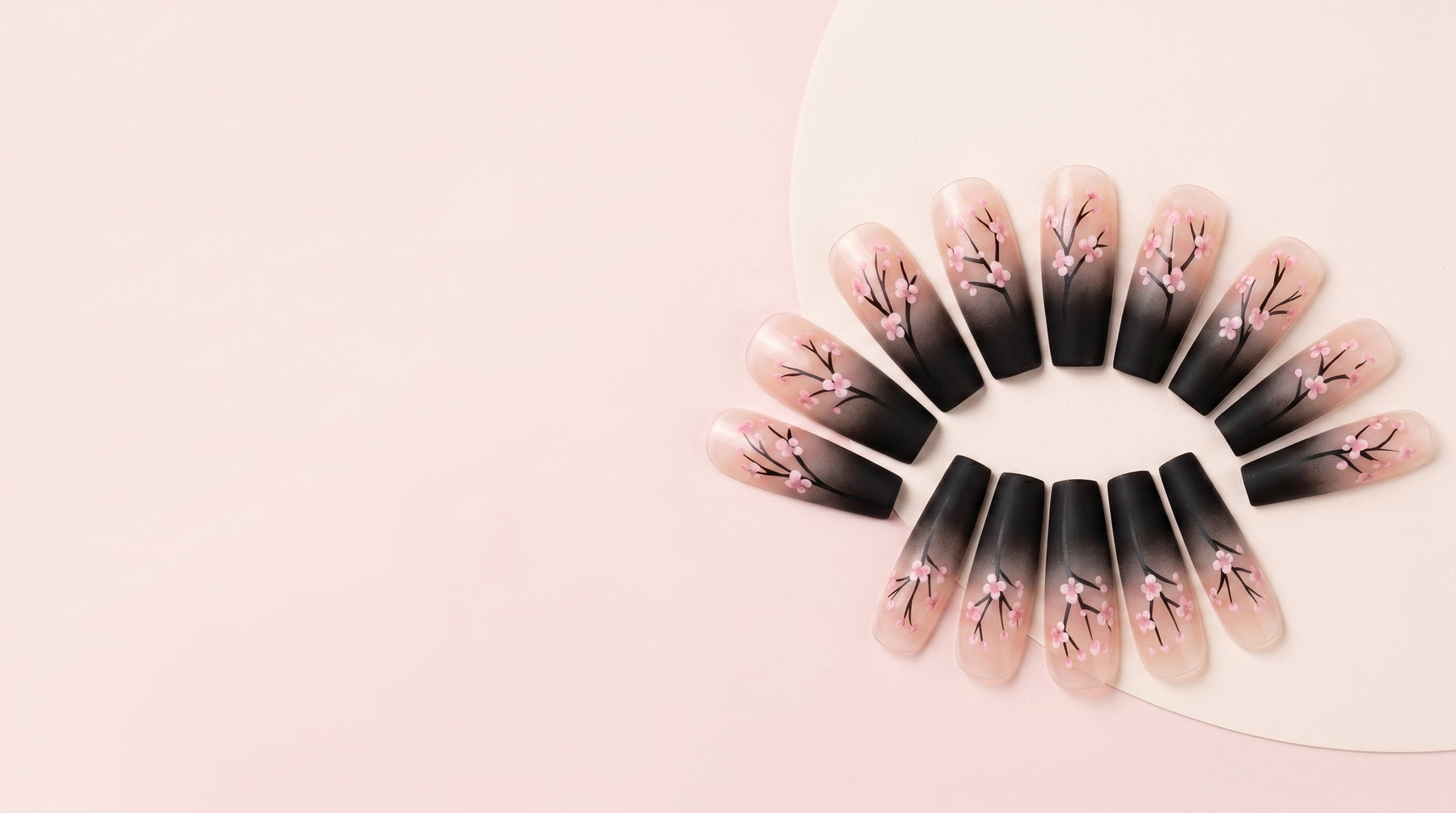 Introducing Ombre Floral Press On Nails: