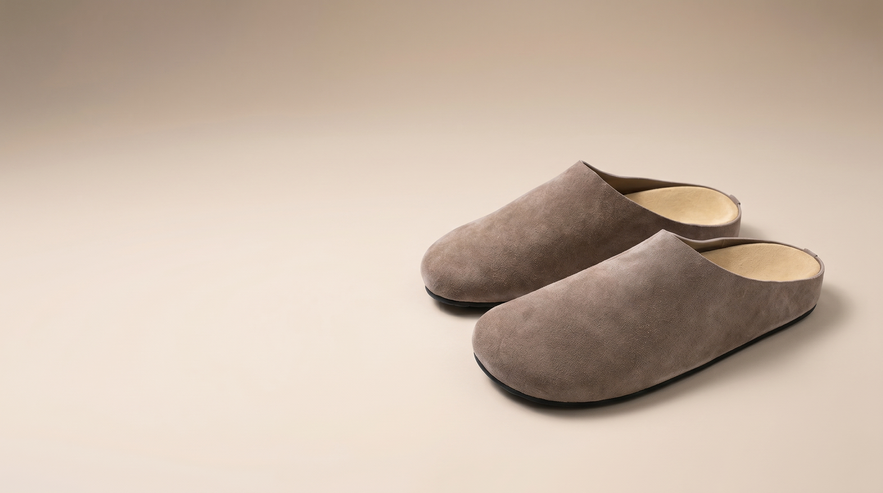 Introducing Soft Suede Mules You Step Into And Leave On:
