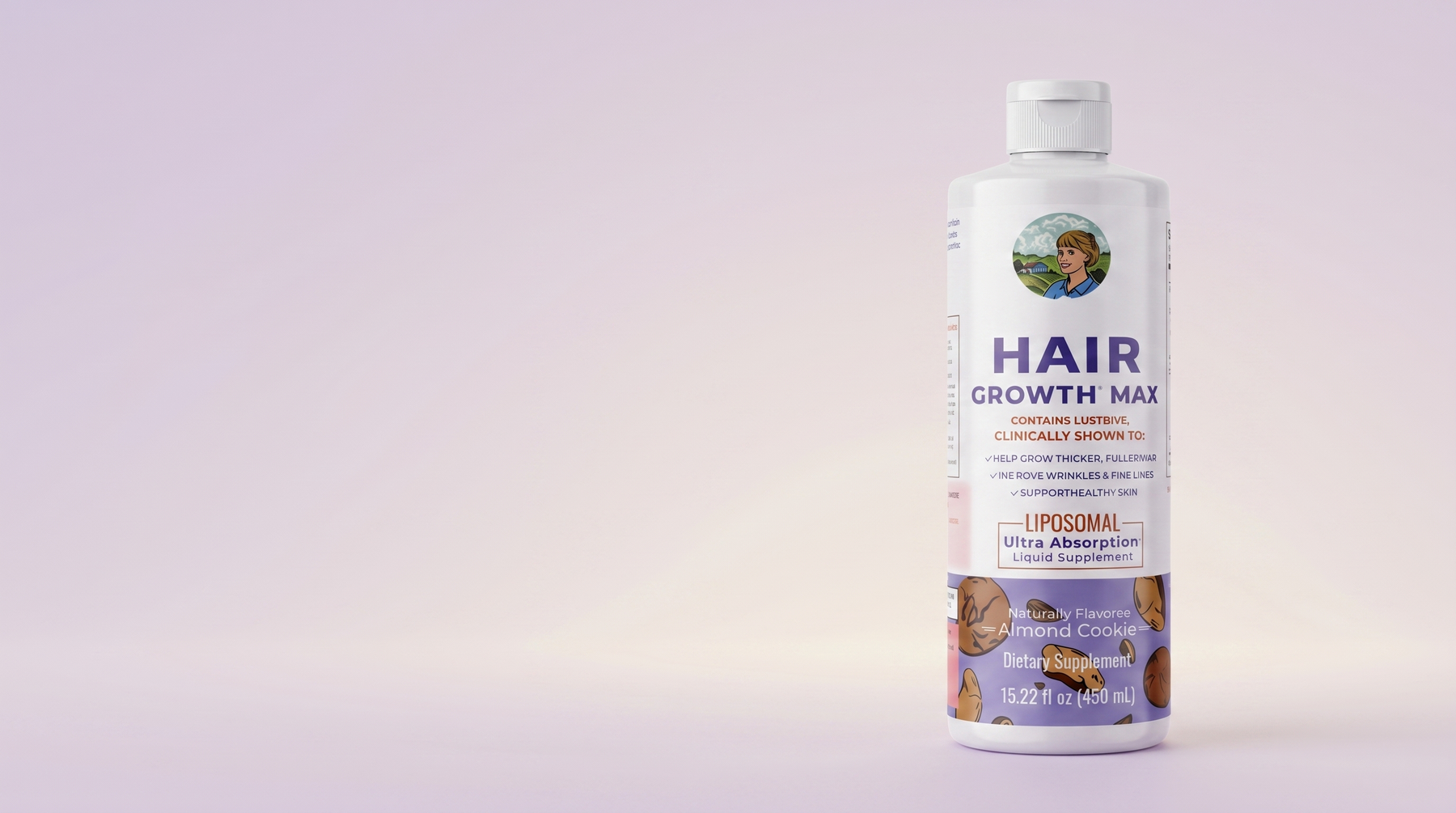 Introducing One daily measure, naturally almond cookie: