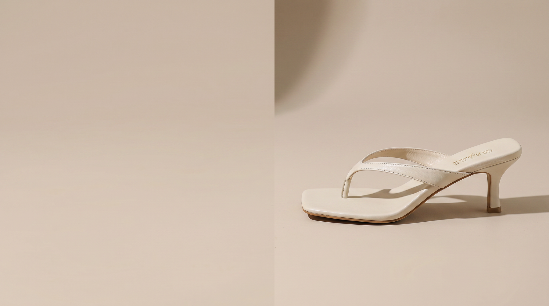 Introducing The kitten heel sandal that stays comfortable: