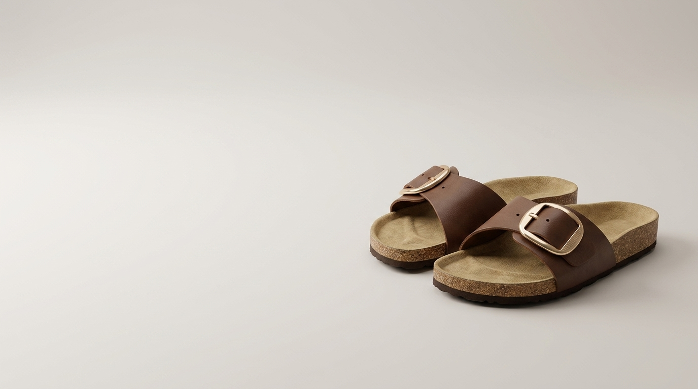 Introducing Flat Buckle Slide Sandals With A Retro Lean: