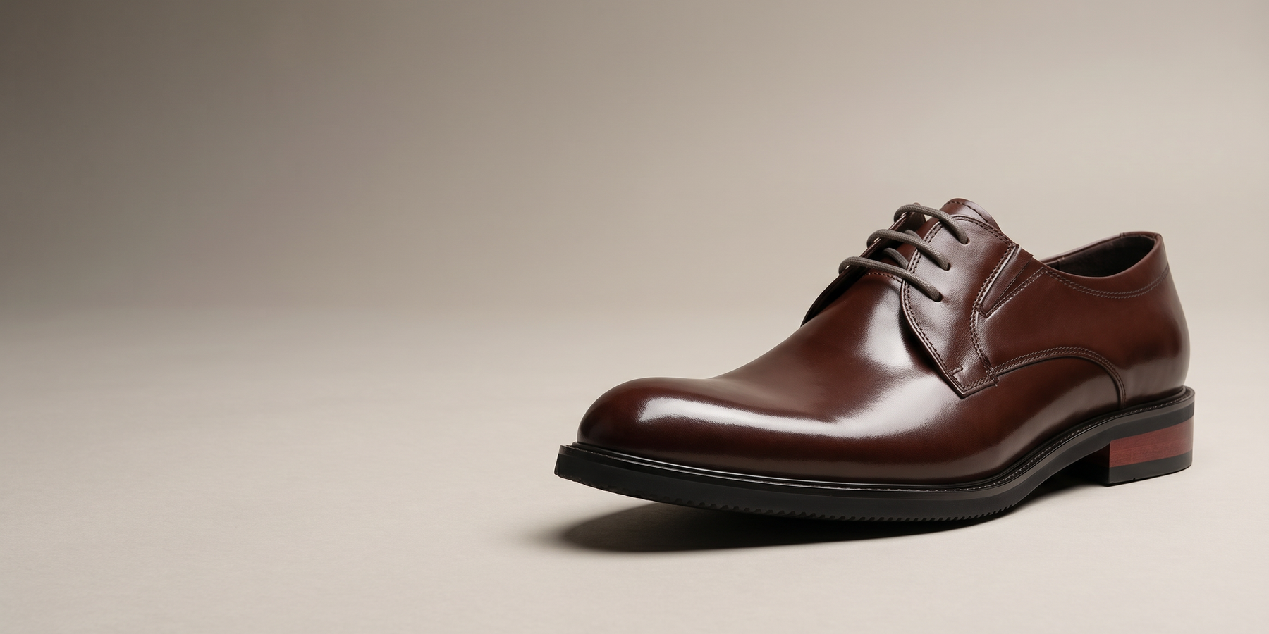 Introducing First Layer Cowhide Derby On A Rubber Sole: