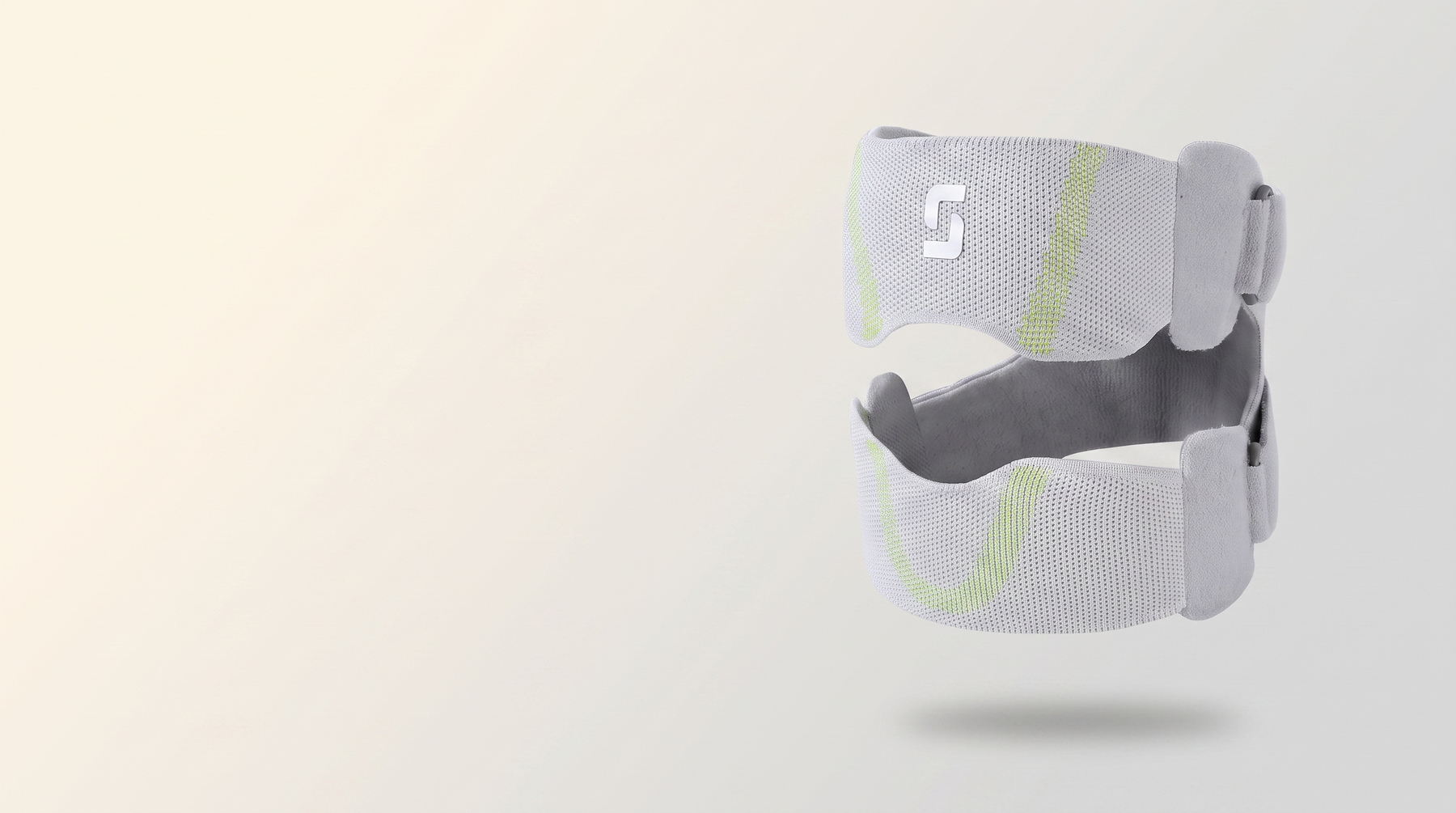 Introducing Knitted Two Band Knee Support With Silicone Pads: