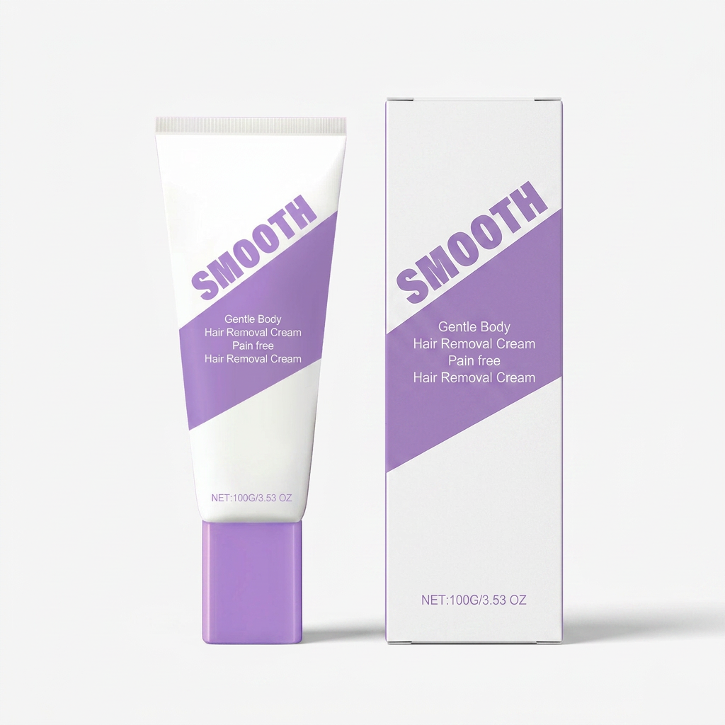 Hair Removal Cream with Spatula, Depilatory Body Care for Smooth Skin 1