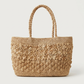 Raffia Hand-Woven Tote Bag, Natural Straw, Beach and Market Carryall 2