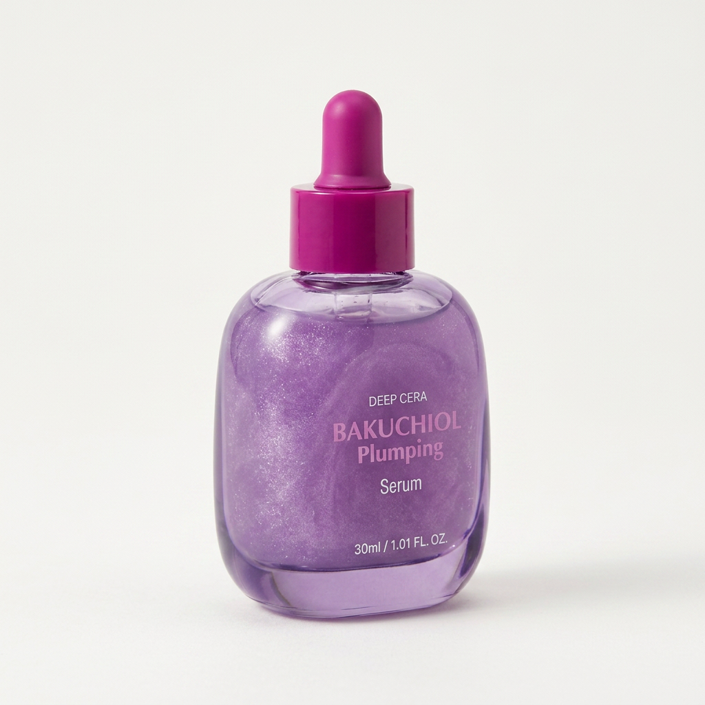 Tinted serum dropper bottle shown against a soft studio backdrop