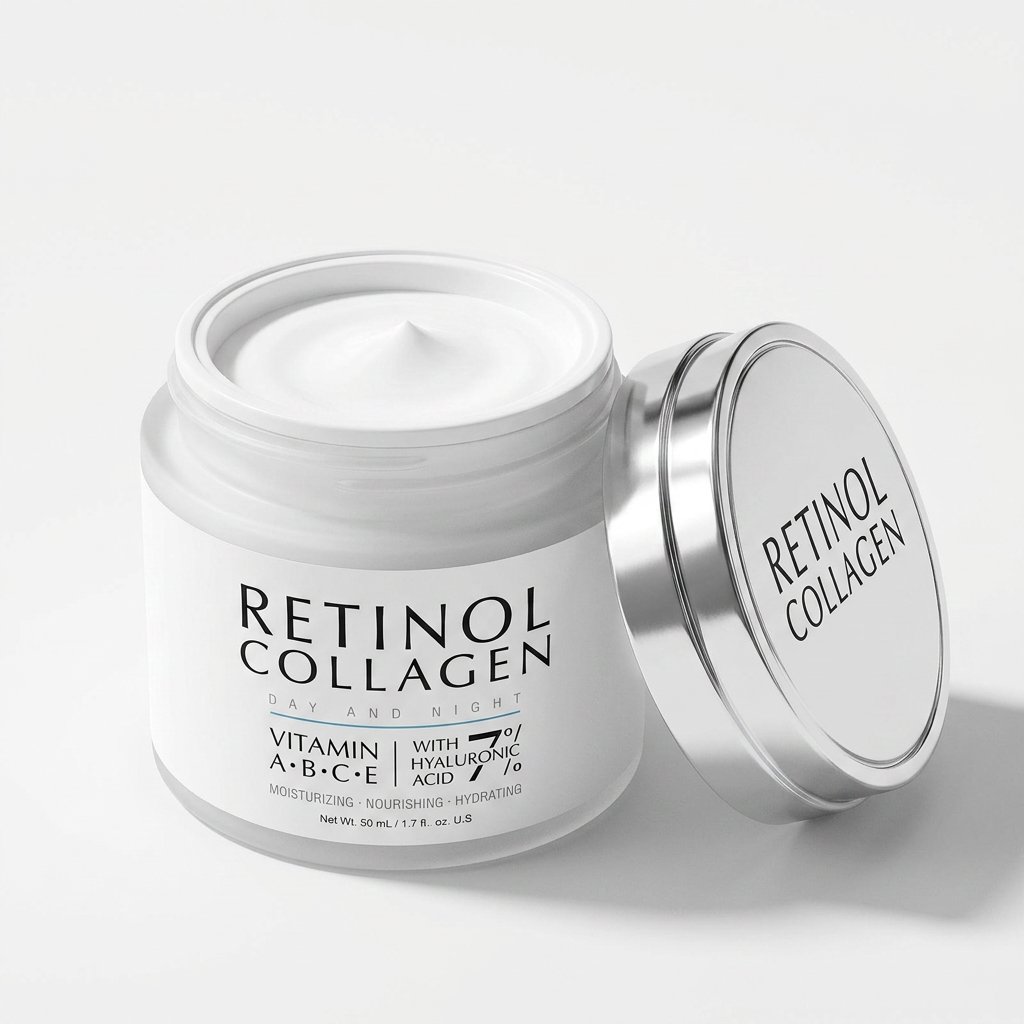 Retinol Collagen Day and Night Face Moisturizer with Hyaluronic Acid 3