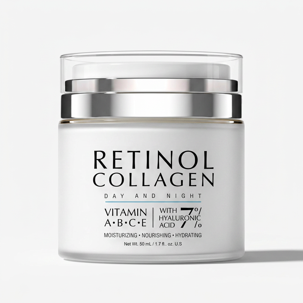 Retinol Collagen Day and Night Face Moisturizer with Hyaluronic Acid 4
