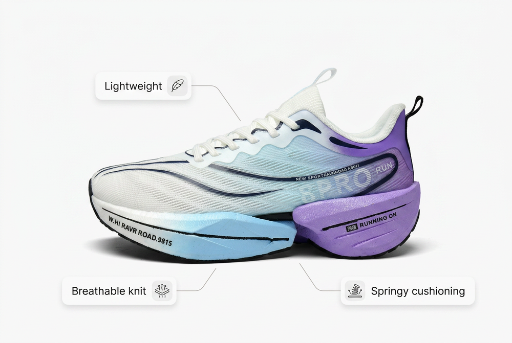 A Midsole That Rolls You On