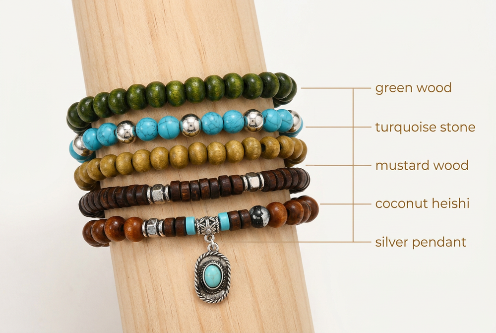 Natural Wood and Stone