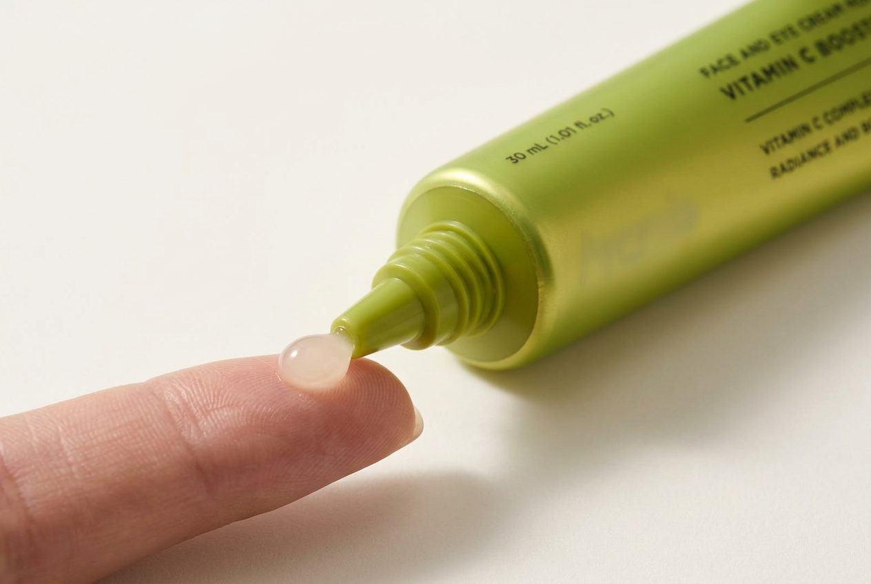 Vitamin C Brightening Face Serum, 5% Vitamin C Glutathione, 30ml Tube - image functional close up detail