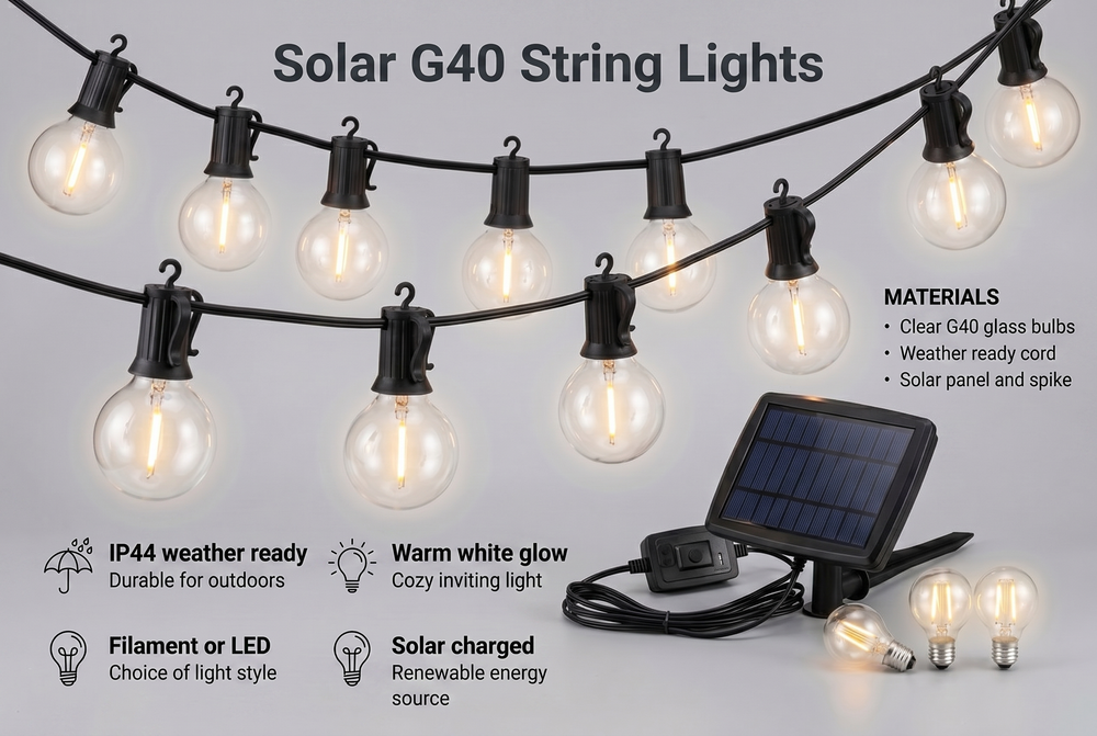 Filament Or LED G40 Bulbs