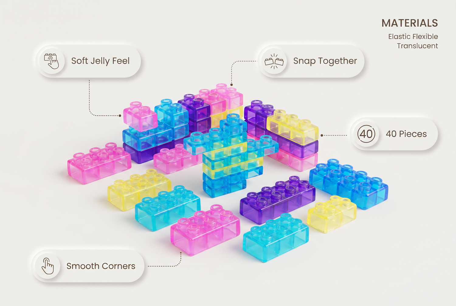squishy-jelly-building-blocks-stress-relief-toys material benefits infographic