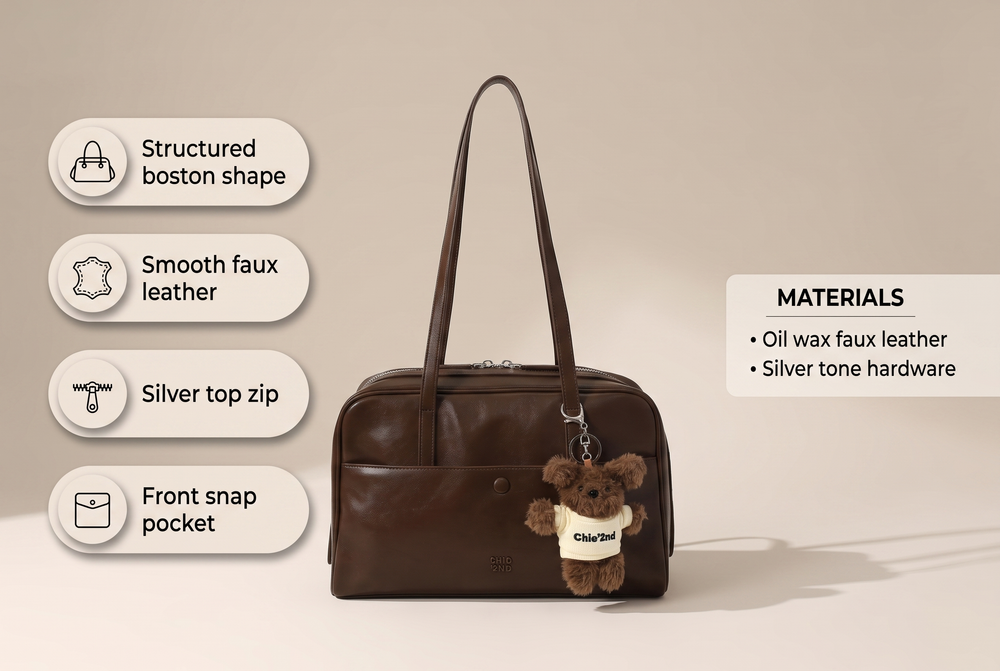 An Easy Brown Shoulder Bag