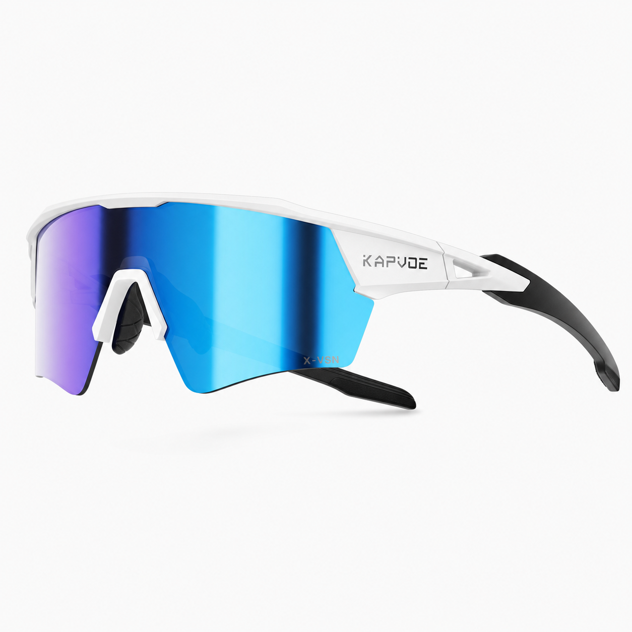 Sports sunglasses interchangeable lens kit overhead