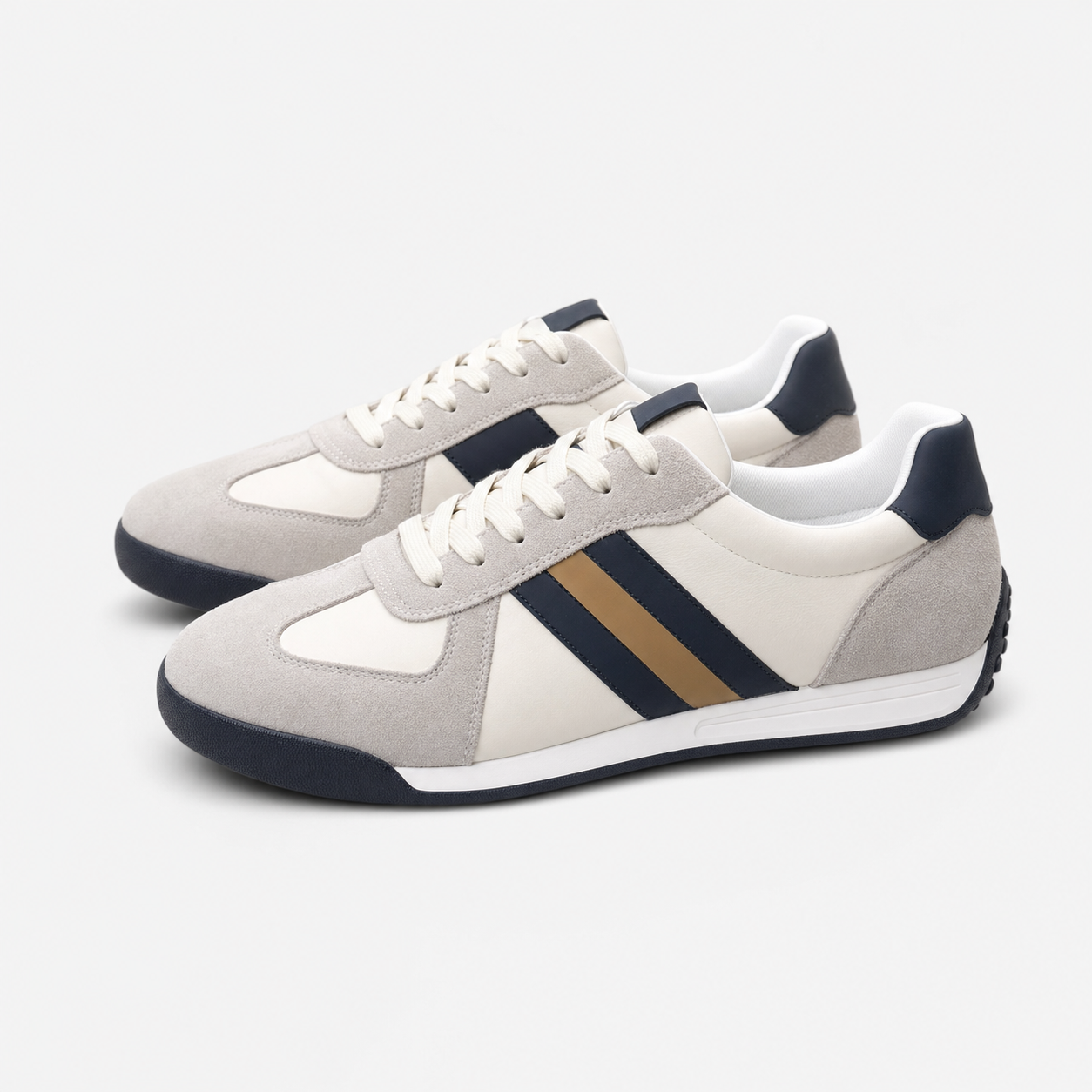 Casual low-top sneaker shown in a relaxed lifestyle setting