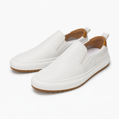 Mens Genuine Leather Slip-on | lifestyle context