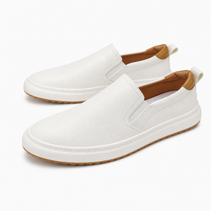 Mens Genuine Leather Slip-on | front product view