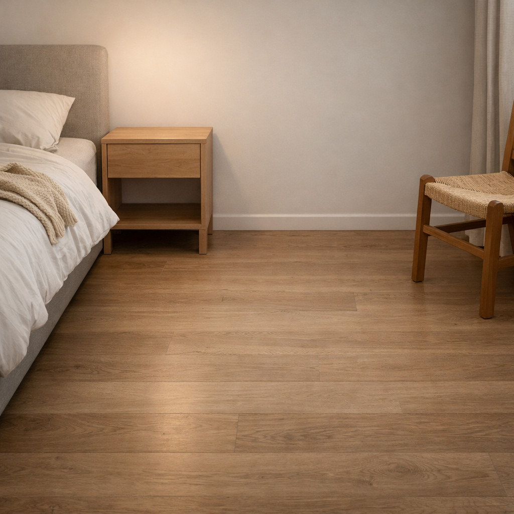 Modular shaggy bedside rug - before room metafield image